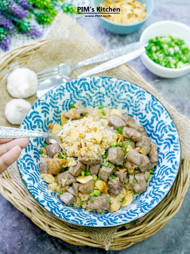 beef garlic fried rice 24