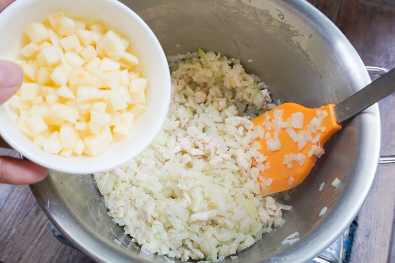 japanese curry rice with cheese sausage 14