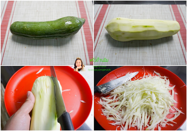 rice cooked in coconut milk eat with papaya salad 21