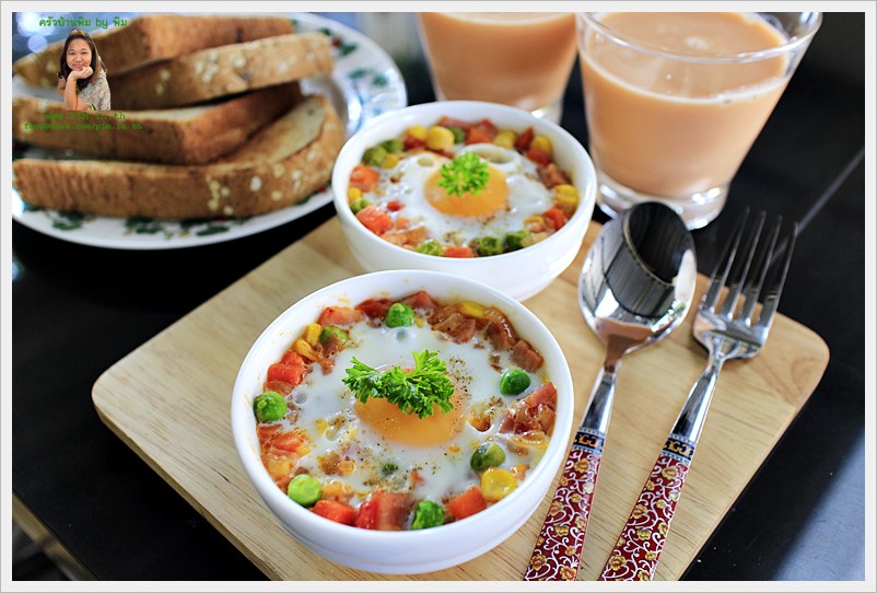 baked egg and tomato 01