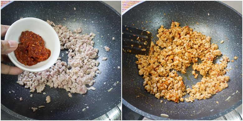 fried minced pork with sichuan sauce 16