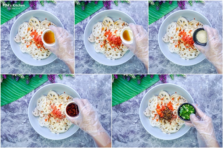 spicy lotus root salad 14